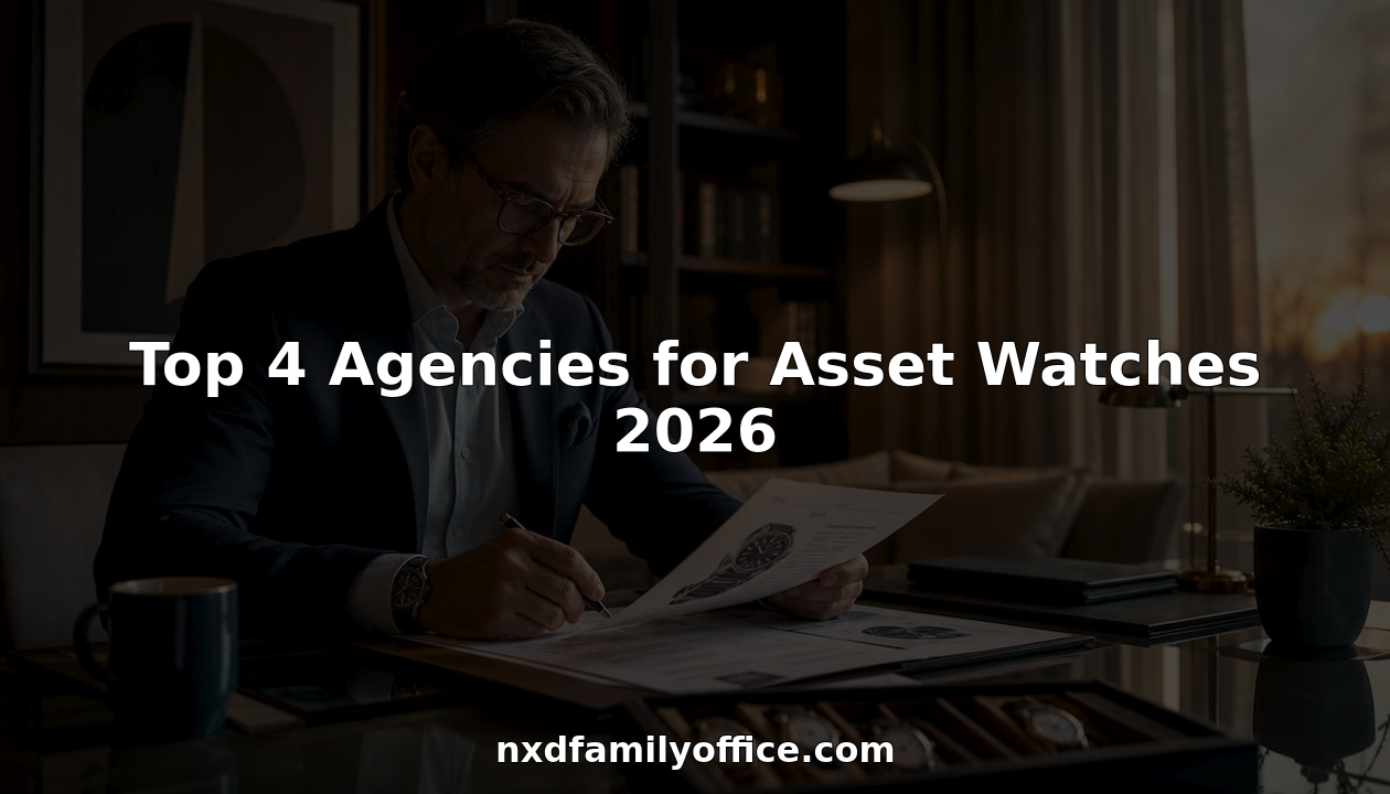 Advisor reviewing asset watch documents at desk